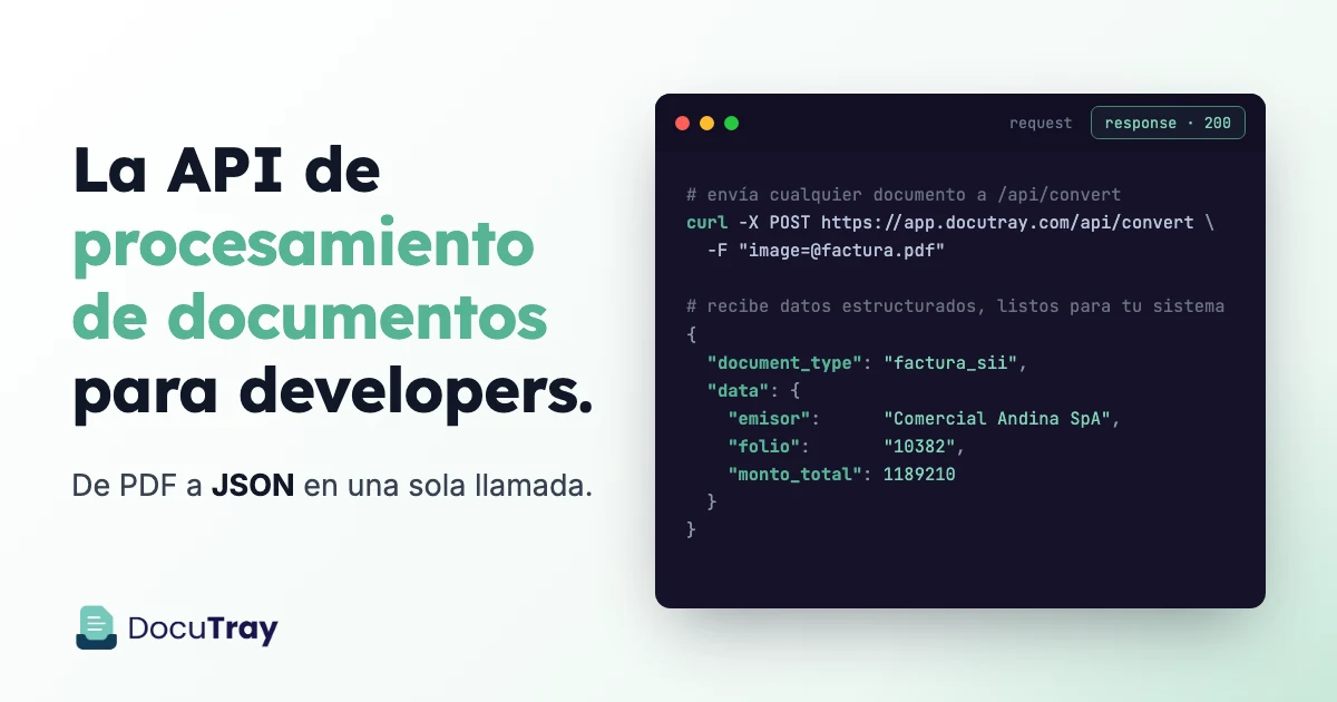 DocuTray — PDF & Document Processing API for Devs